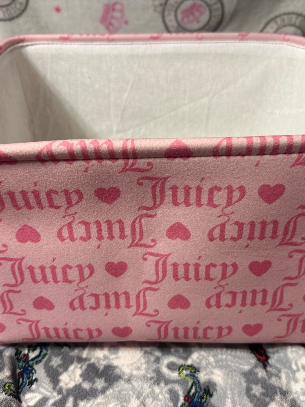 Juicy Couture Pink Heart Basket